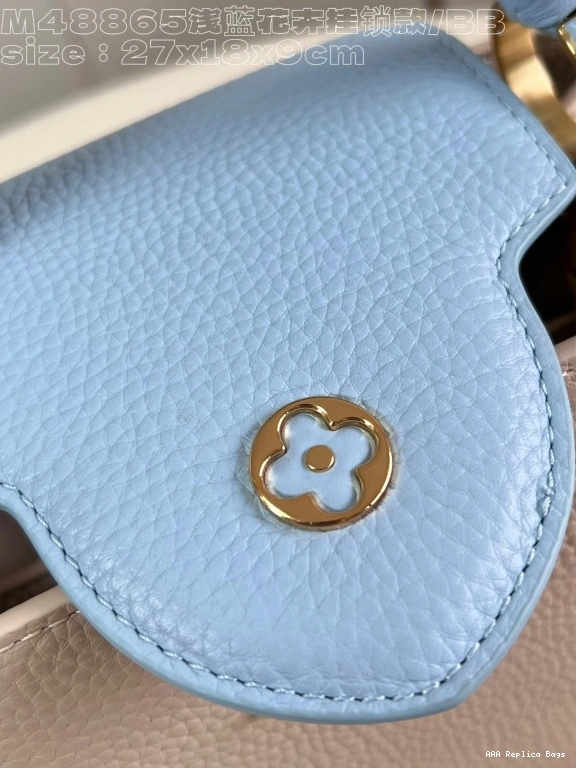 Aaa replica ru CAPUCINES LOUIS VUITTON BB-27*18*9CM 0803